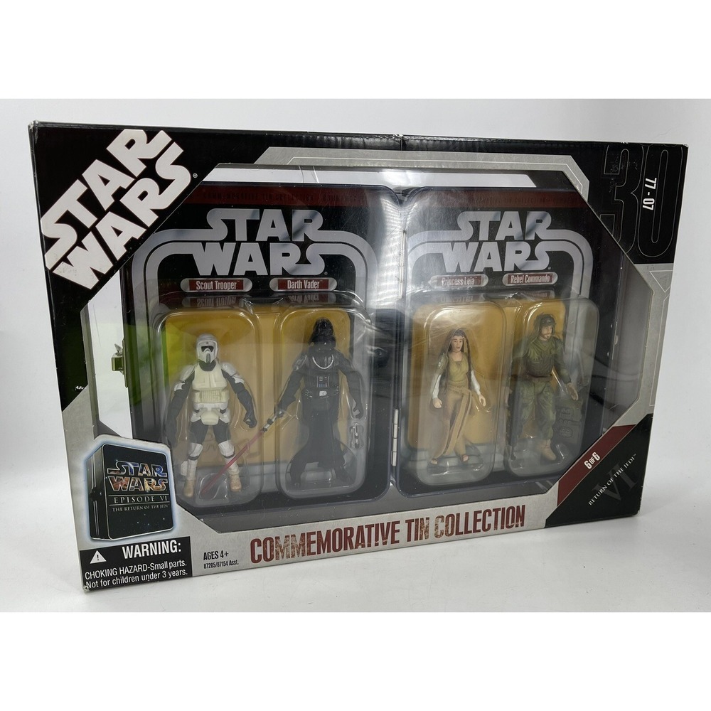 A New Hope Star Wars Darth Vader Princess Leia & Storm Trooper Vintage MISB